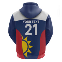 Custom Namibia Cricket Spirit 2026 Zip Hoodie World T20 Edition - Wonder Print Shop