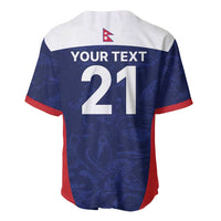 Custom Nepal Cricket Spirit 2026 Baseball Jersey World T20 Edition - Wonder Print Shop