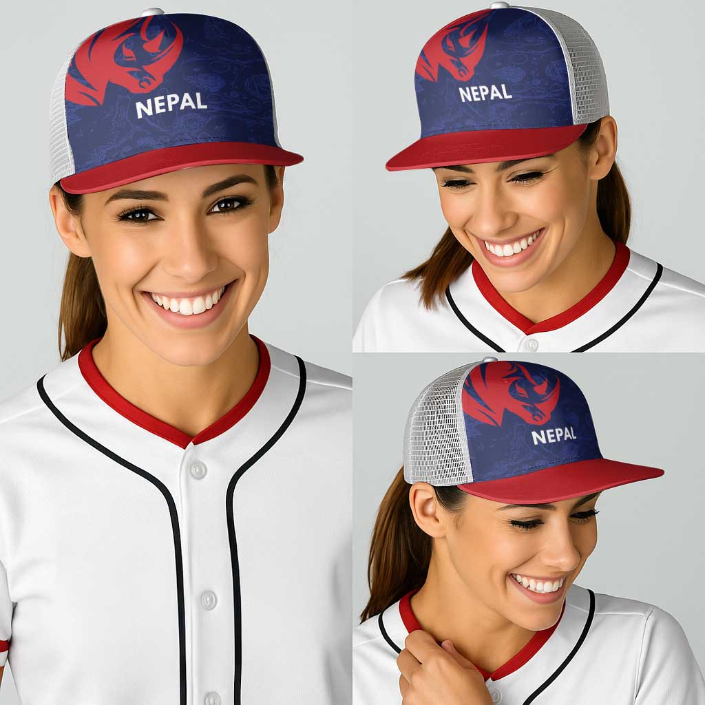 Nepal Cricket Spirit 2026 Baseball Net Cap World T20 Edition - Wonder Print Shop