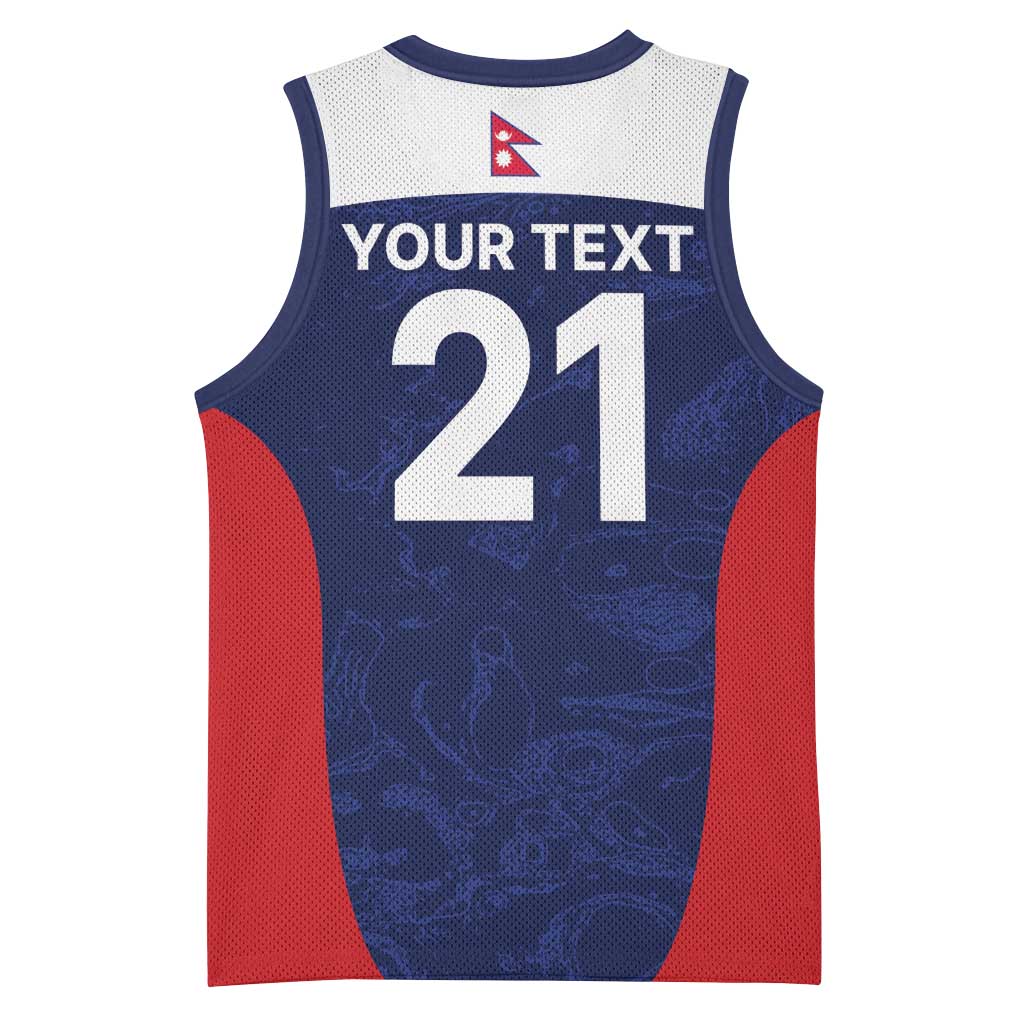 Custom Nepal Cricket Spirit 2026 Basketball Jersey World T20 Edition - Wonder Print Shop
