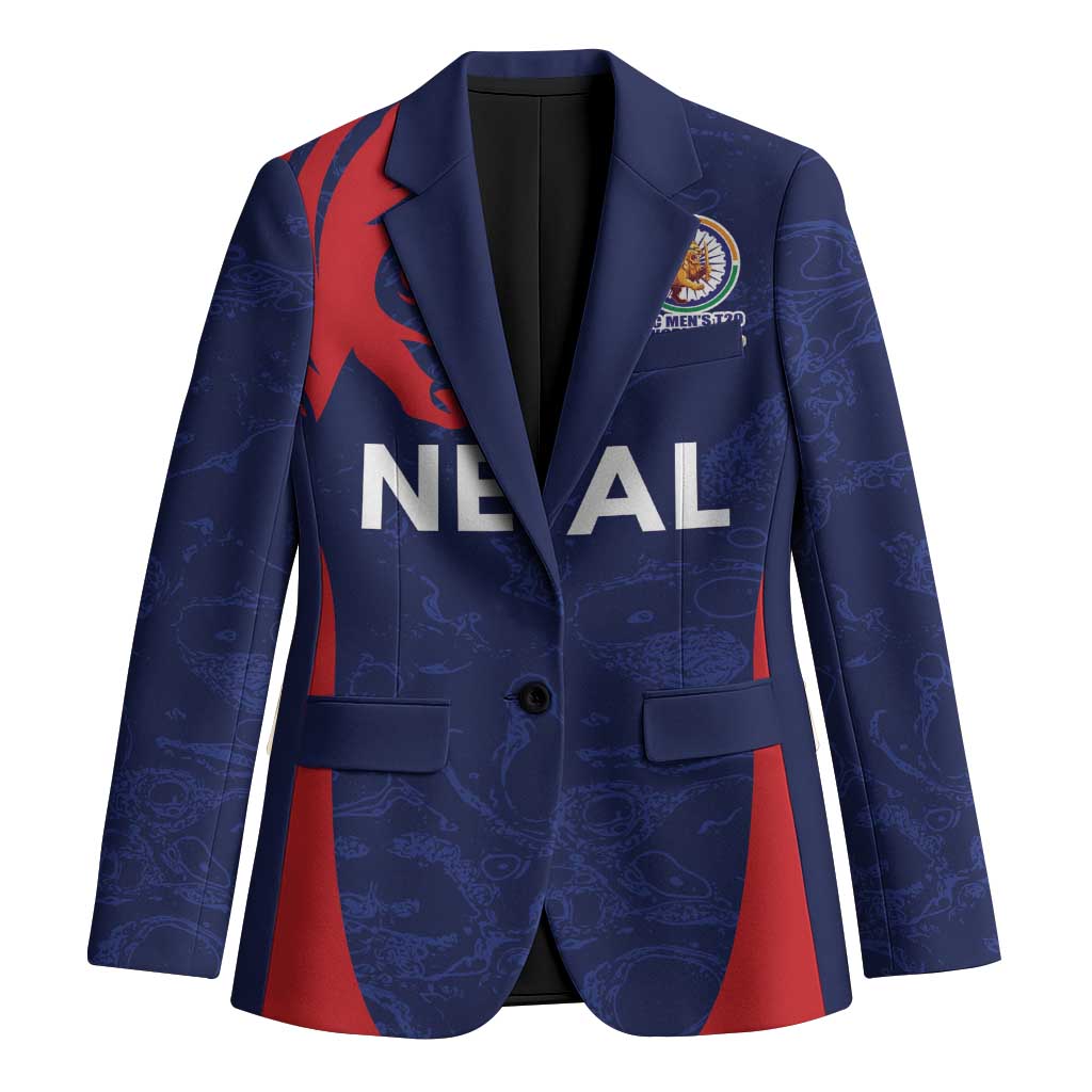 Custom Nepal Cricket Spirit 2026 Blazer World T20 Edition - Wonder Print Shop
