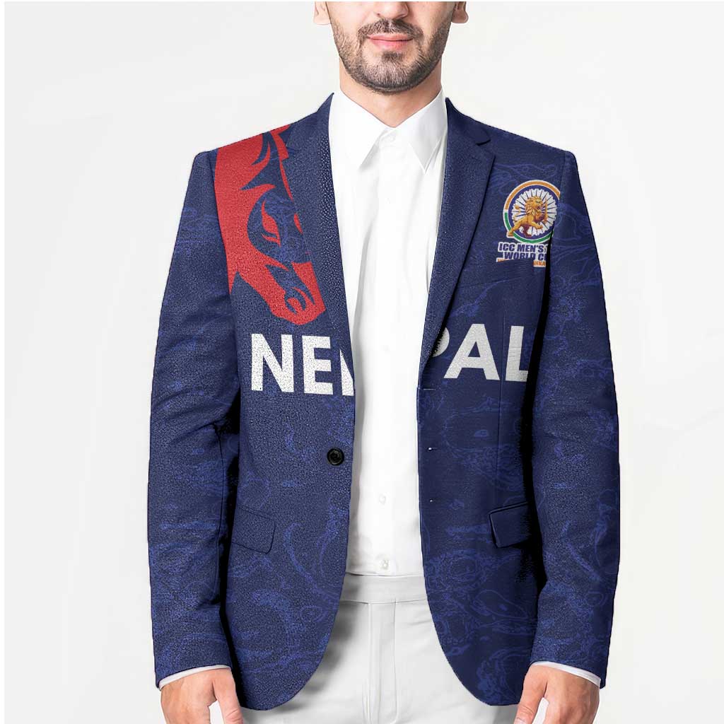 Custom Nepal Cricket Spirit 2026 Blazer World T20 Edition - Wonder Print Shop