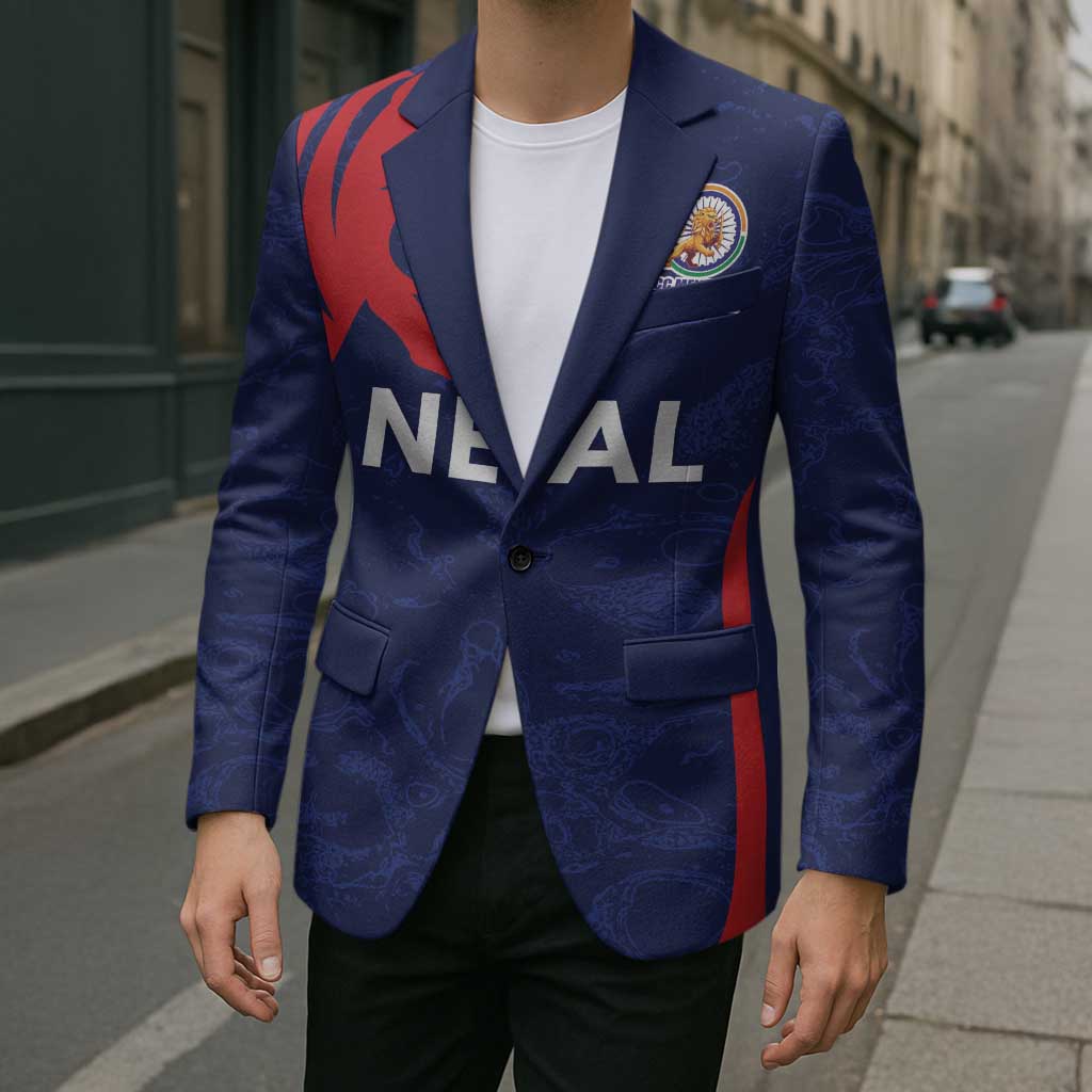 Custom Nepal Cricket Spirit 2026 Blazer World T20 Edition - Wonder Print Shop