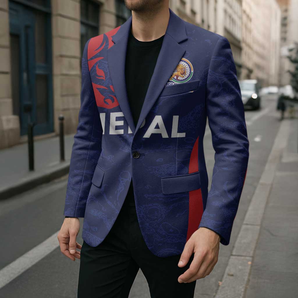 Custom Nepal Cricket Spirit 2026 Blazer World T20 Edition - Wonder Print Shop