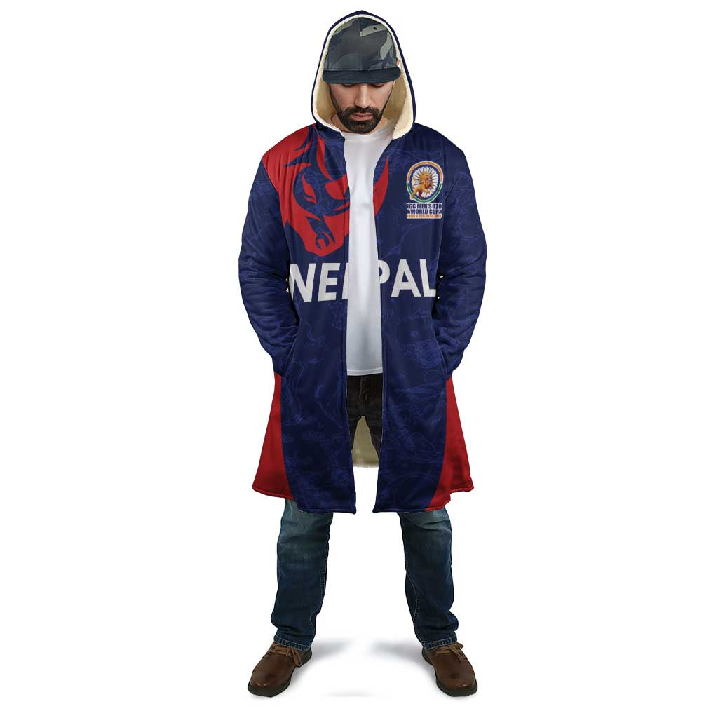 Custom Nepal Cricket Spirit 2026 Cloak World T20 Edition - Wonder Print Shop