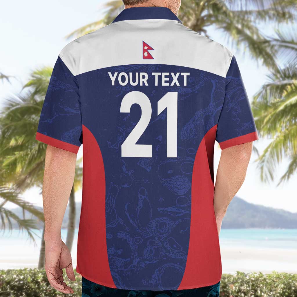 Custom Nepal Cricket Spirit 2026 Hawaiian Shirt World T20 Edition - Wonder Print Shop