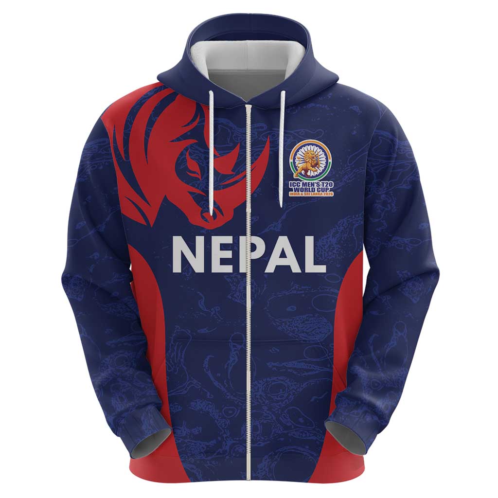 Custom Nepal Cricket Spirit 2026 Hoodie World T20 Edition - Wonder Print Shop