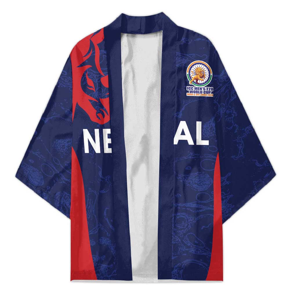 Custom Nepal Cricket Spirit 2026 Kimono World T20 Edition - Wonder Print Shop