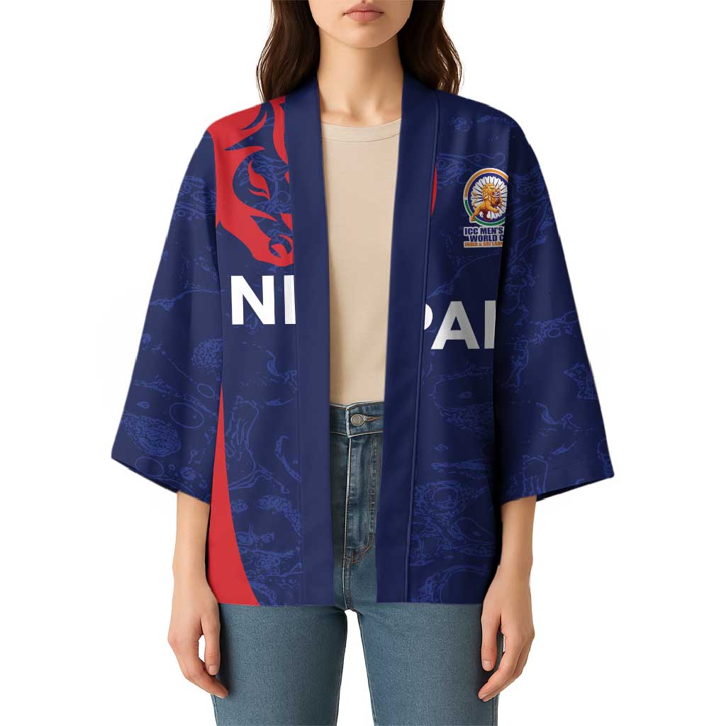 Custom Nepal Cricket Spirit 2026 Kimono World T20 Edition - Wonder Print Shop