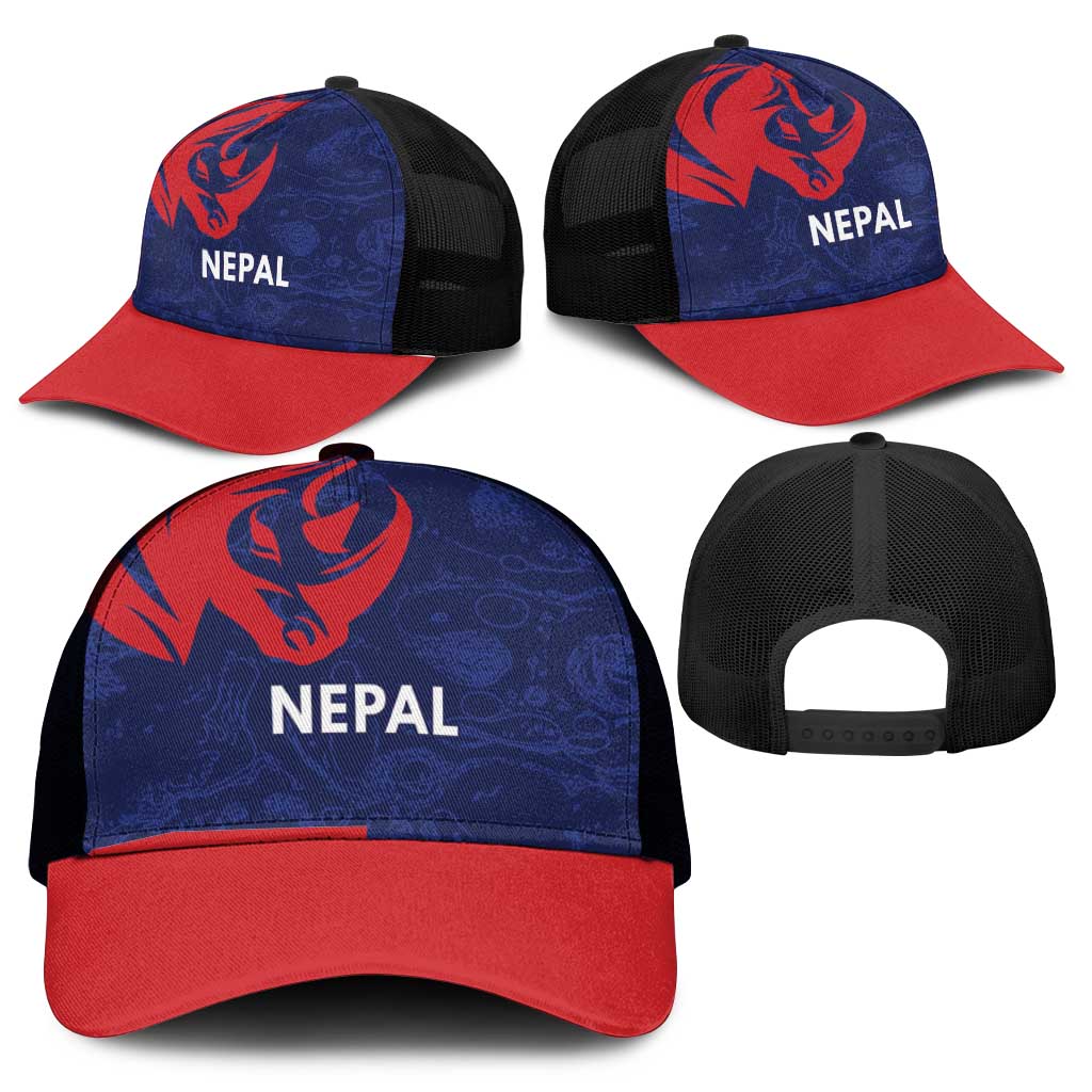Nepal Cricket Spirit 2026 Mesh Trucker Cap World T20 Edition - Wonder Print Shop
