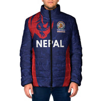 Custom Nepal Cricket Spirit 2026 Padded Jacket World T20 Edition - Wonder Print Shop