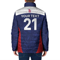 Custom Nepal Cricket Spirit 2026 Padded Jacket World T20 Edition - Wonder Print Shop