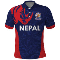 Custom Nepal Cricket Spirit 2026 Polo Shirt World T20 Edition - Wonder Print Shop