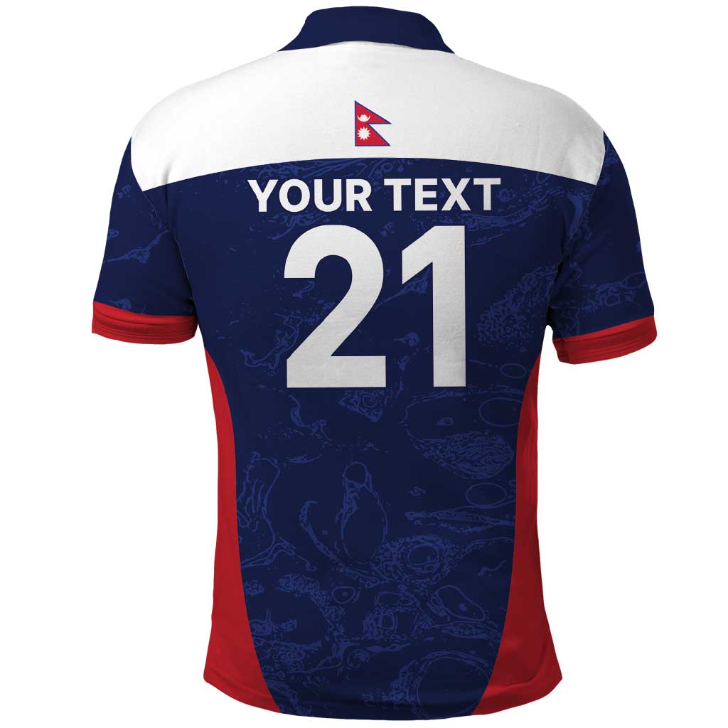 Custom Nepal Cricket Spirit 2026 Polo Shirt World T20 Edition - Wonder Print Shop