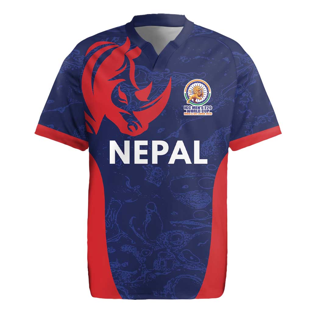 Custom Nepal Cricket Spirit 2026 Rugby Jersey World T20 Edition - Wonder Print Shop