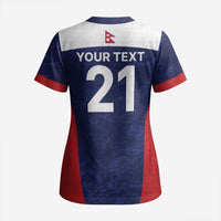 Custom Nepal Cricket Spirit 2026 Scrub Top World T20 Edition - Wonder Print Shop