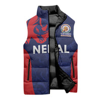 Custom Nepal Cricket Spirit 2026 Sleeveless Puffer Jacket World T20 Edition - Wonder Print Shop