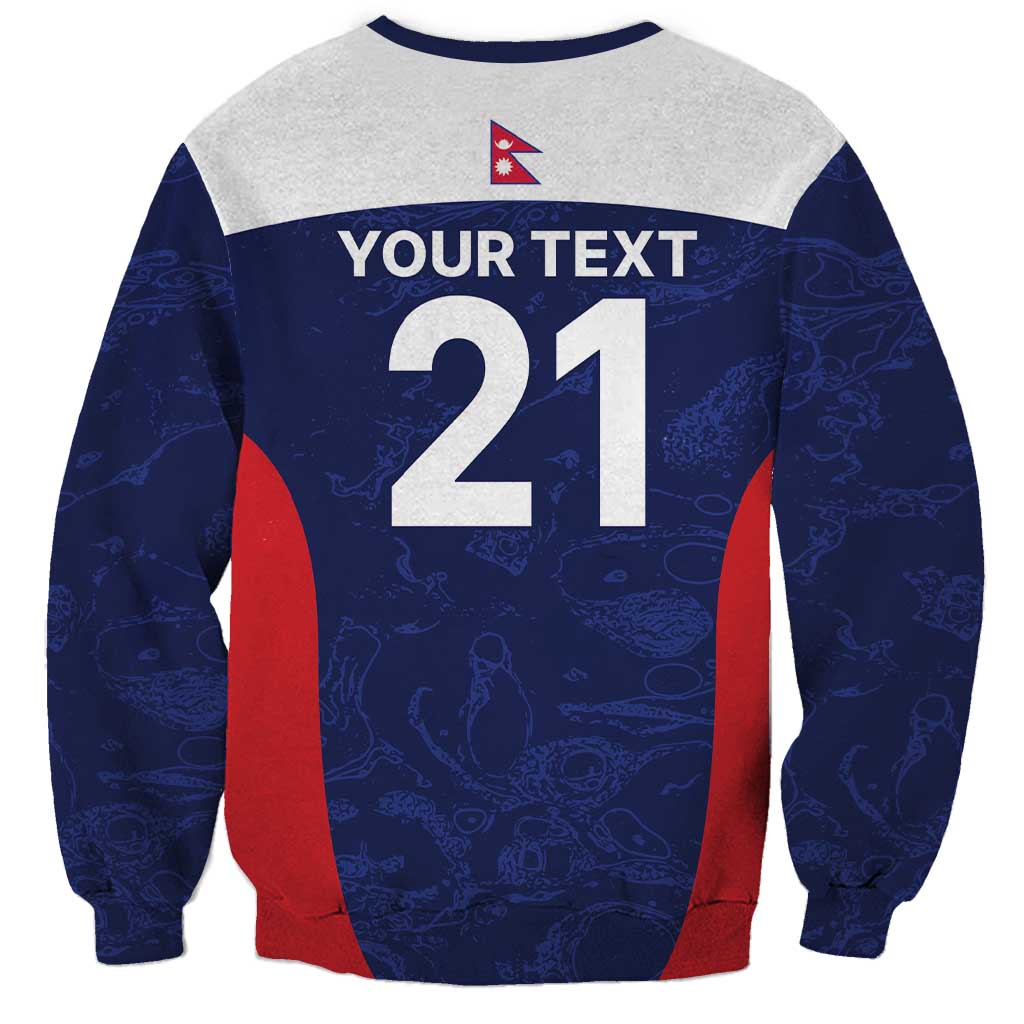 Custom Nepal Cricket Spirit 2026 Sweatshirt World T20 Edition - Wonder Print Shop