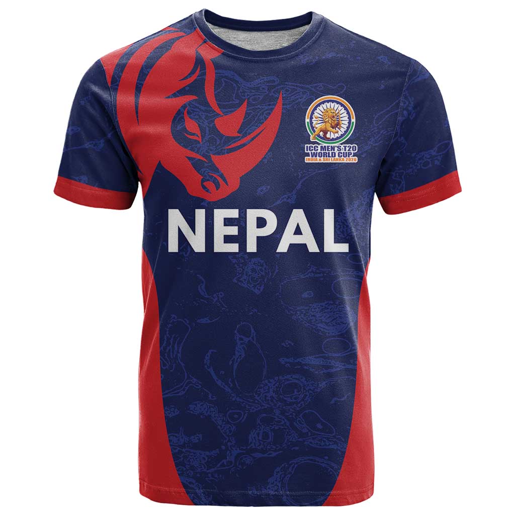 Custom Nepal Cricket Spirit 2026 T Shirt World T20 Edition - Wonder Print Shop
