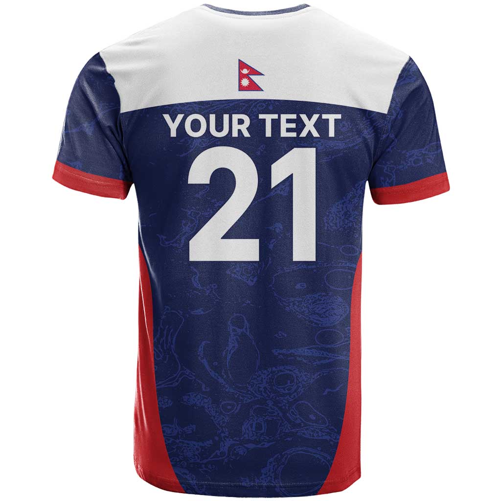 Custom Nepal Cricket Spirit 2026 T Shirt World T20 Edition - Wonder Print Shop