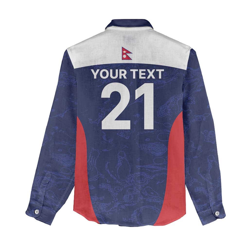 Custom Nepal Cricket Spirit 2026 Women Casual Shirt World T20 Edition - Wonder Print Shop