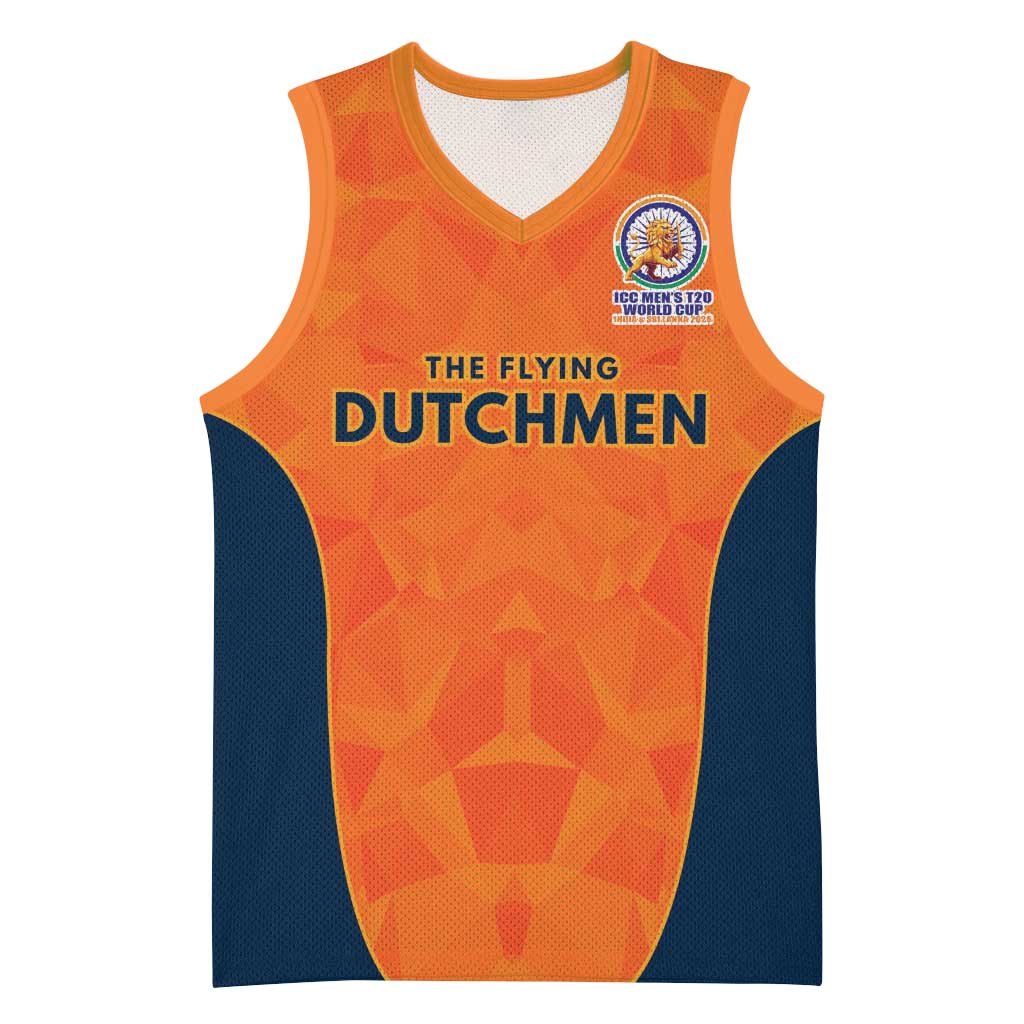 Custom Netherlands Cricket Spirit 2026 Basketball Jersey World T20 Edition - Wonder Print Shop