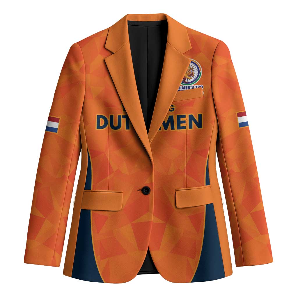 Custom Netherlands Cricket Spirit 2026 Blazer World T20 Edition - Wonder Print Shop