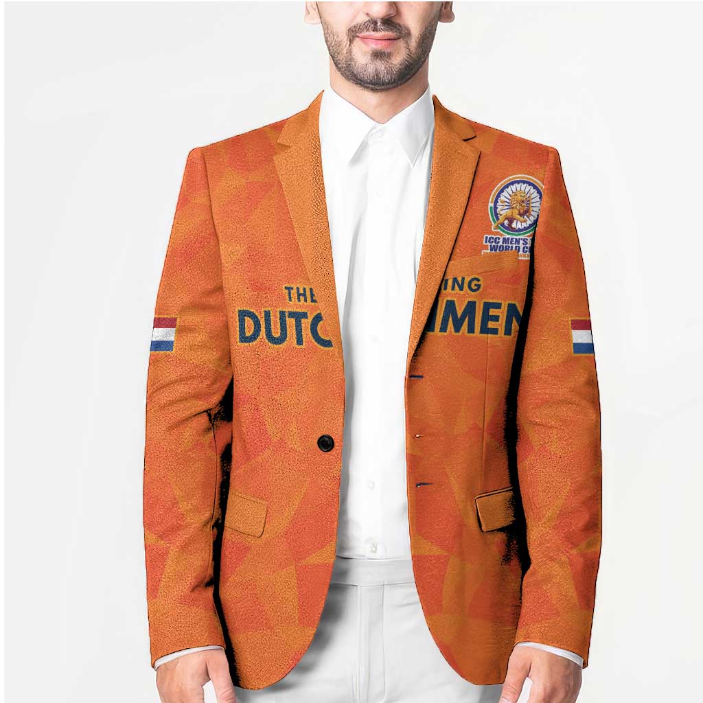 Custom Netherlands Cricket Spirit 2026 Blazer World T20 Edition - Wonder Print Shop