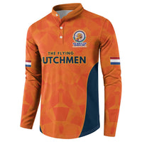 Custom Netherlands Cricket Spirit 2026 Button Sweatshirt World T20 Edition - Wonder Print Shop