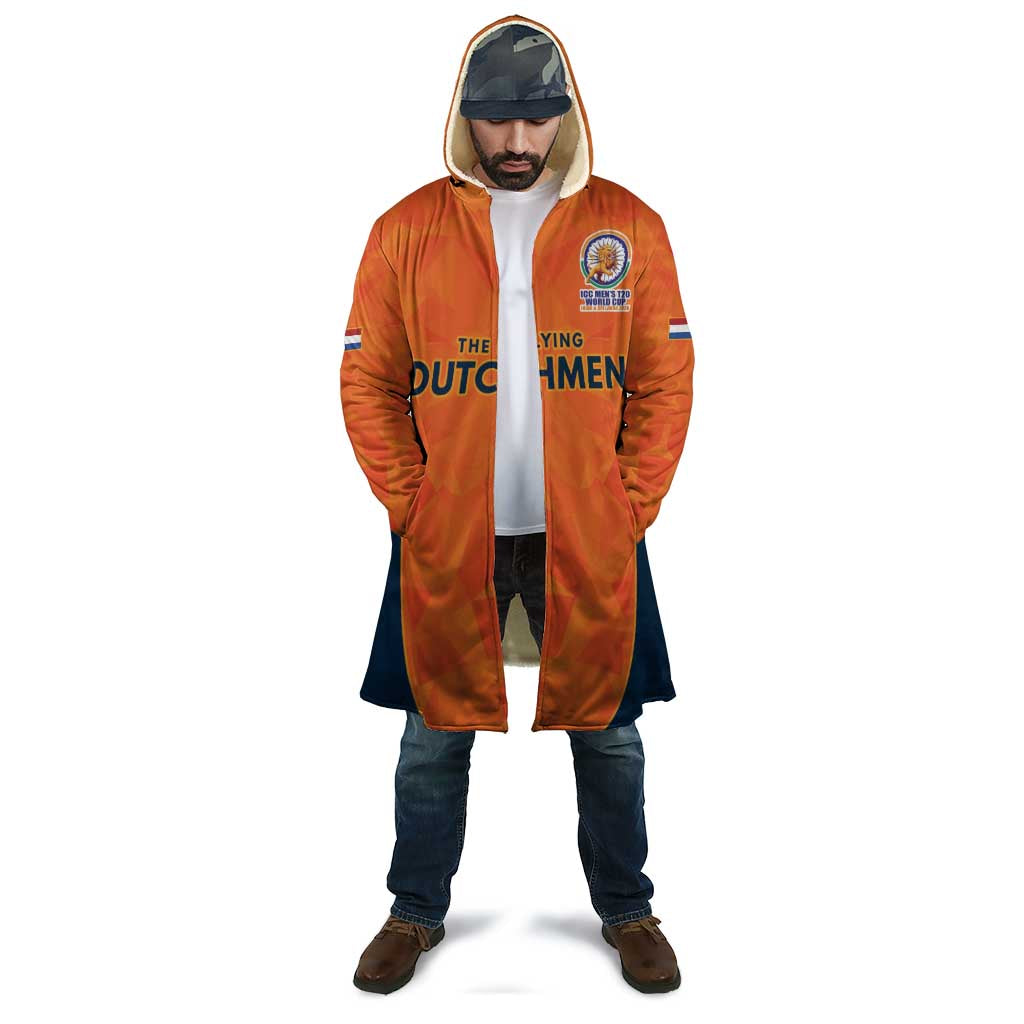 Custom Netherlands Cricket Spirit 2026 Cloak World T20 Edition - Wonder Print Shop
