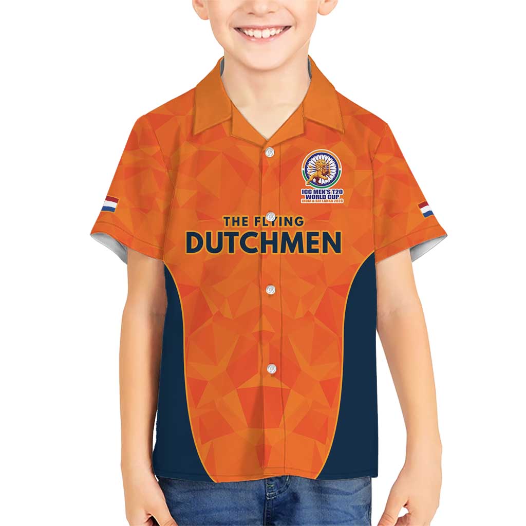 Custom Netherlands Cricket Spirit 2026 Hawaiian Shirt World T20 Edition - Wonder Print Shop