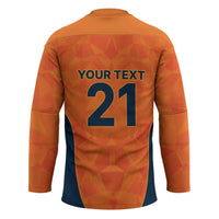 Custom Netherlands Cricket Spirit 2026 Hockey Jersey World T20 Edition - Wonder Print Shop