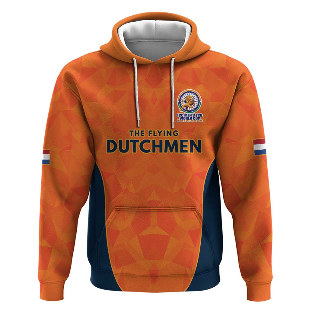 Custom Netherlands Cricket Spirit 2026 Hoodie World T20 Edition - Wonder Print Shop