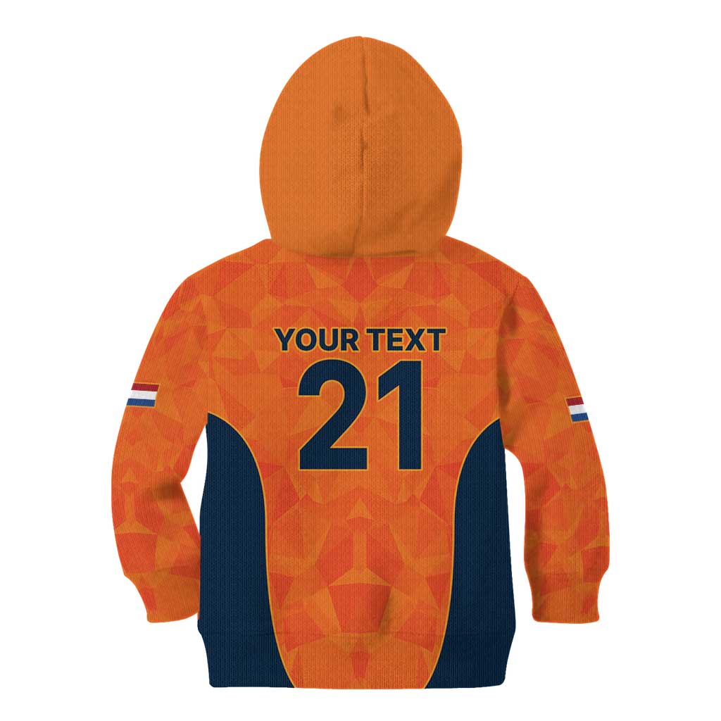 Custom Netherlands Cricket Spirit 2026 Kid Hoodie World T20 Edition - Wonder Print Shop