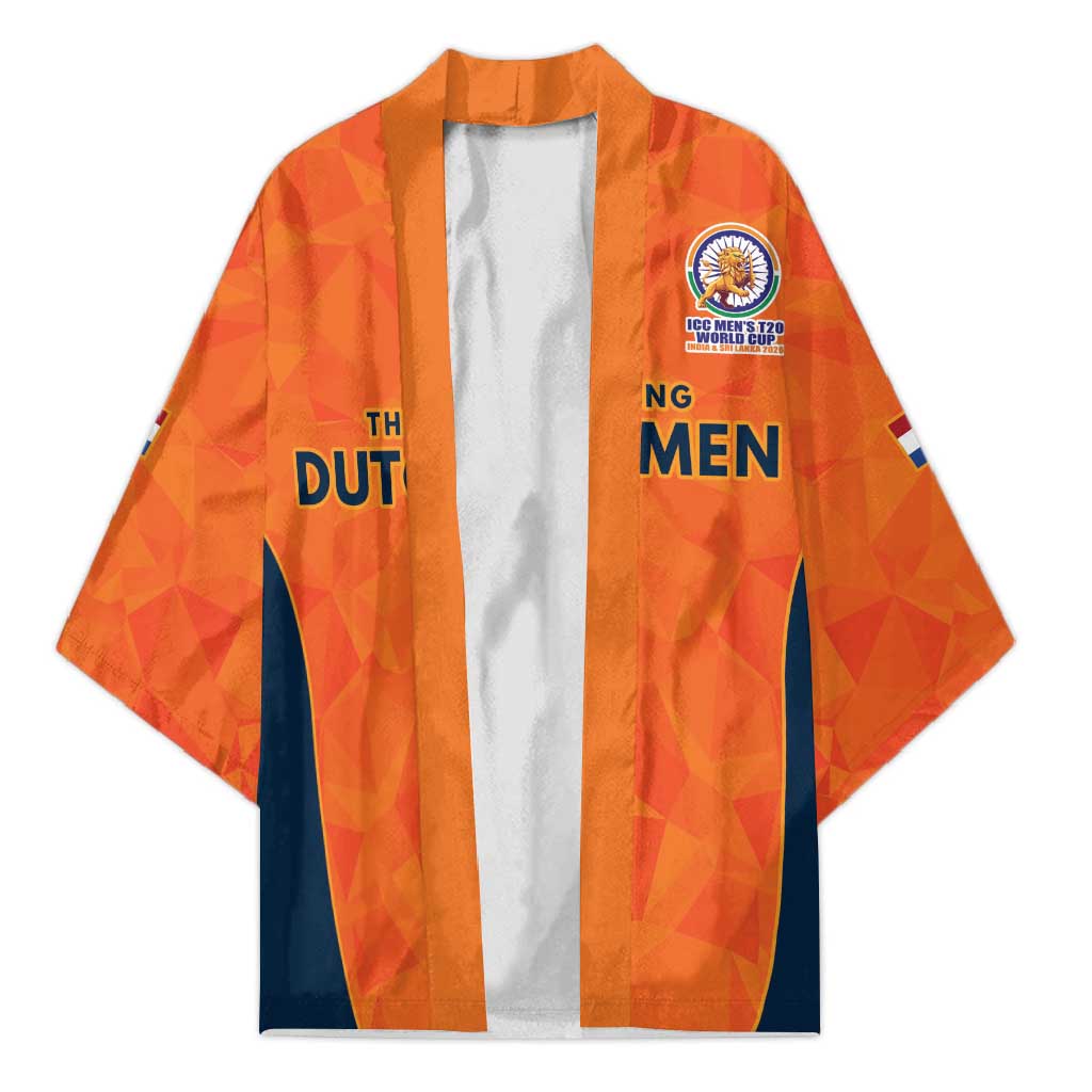 Custom Netherlands Cricket Spirit 2026 Kimono World T20 Edition - Wonder Print Shop