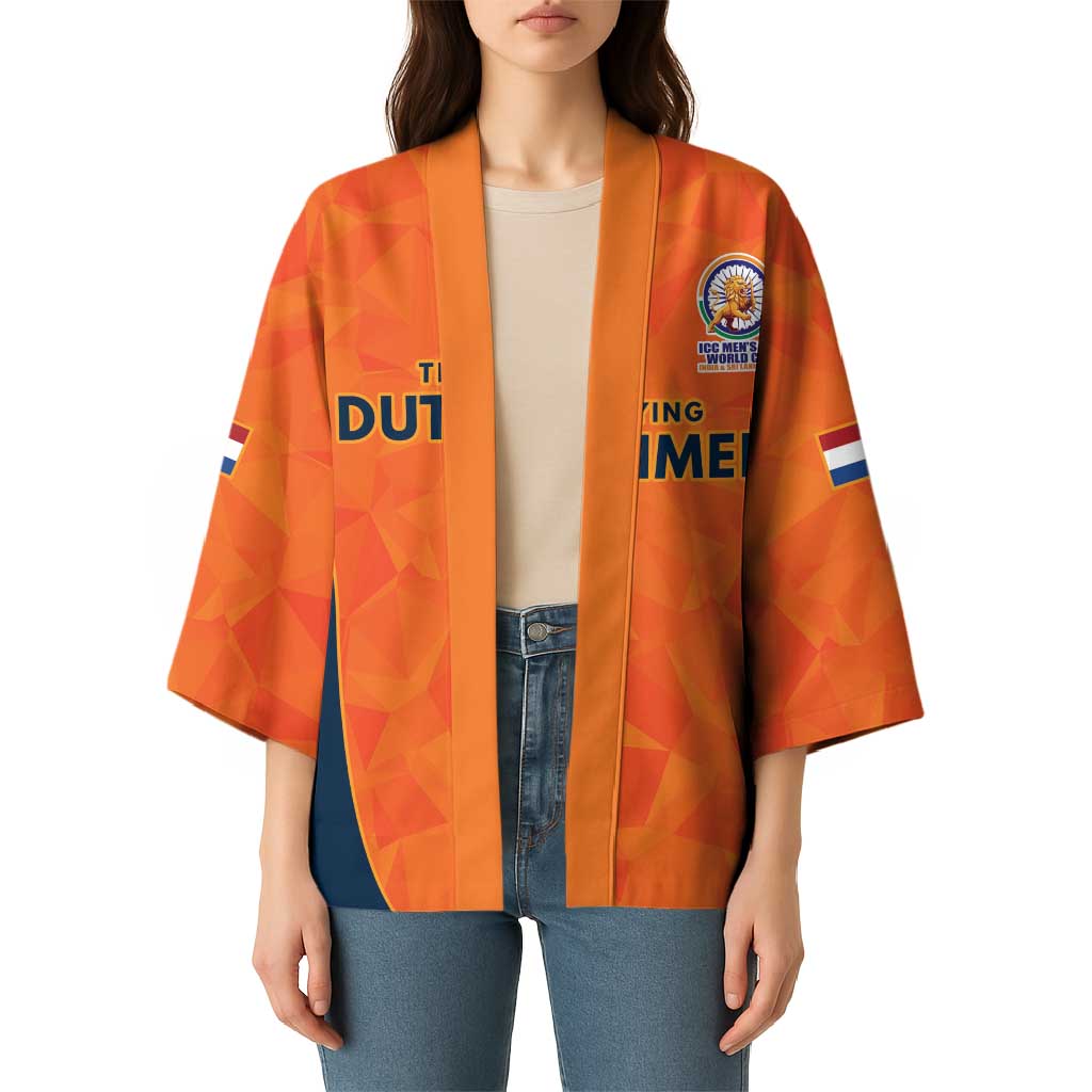 Custom Netherlands Cricket Spirit 2026 Kimono World T20 Edition - Wonder Print Shop