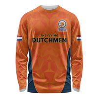 Custom Netherlands Cricket Spirit 2026 Long Sleeve Shirt World T20 Edition - Wonder Print Shop