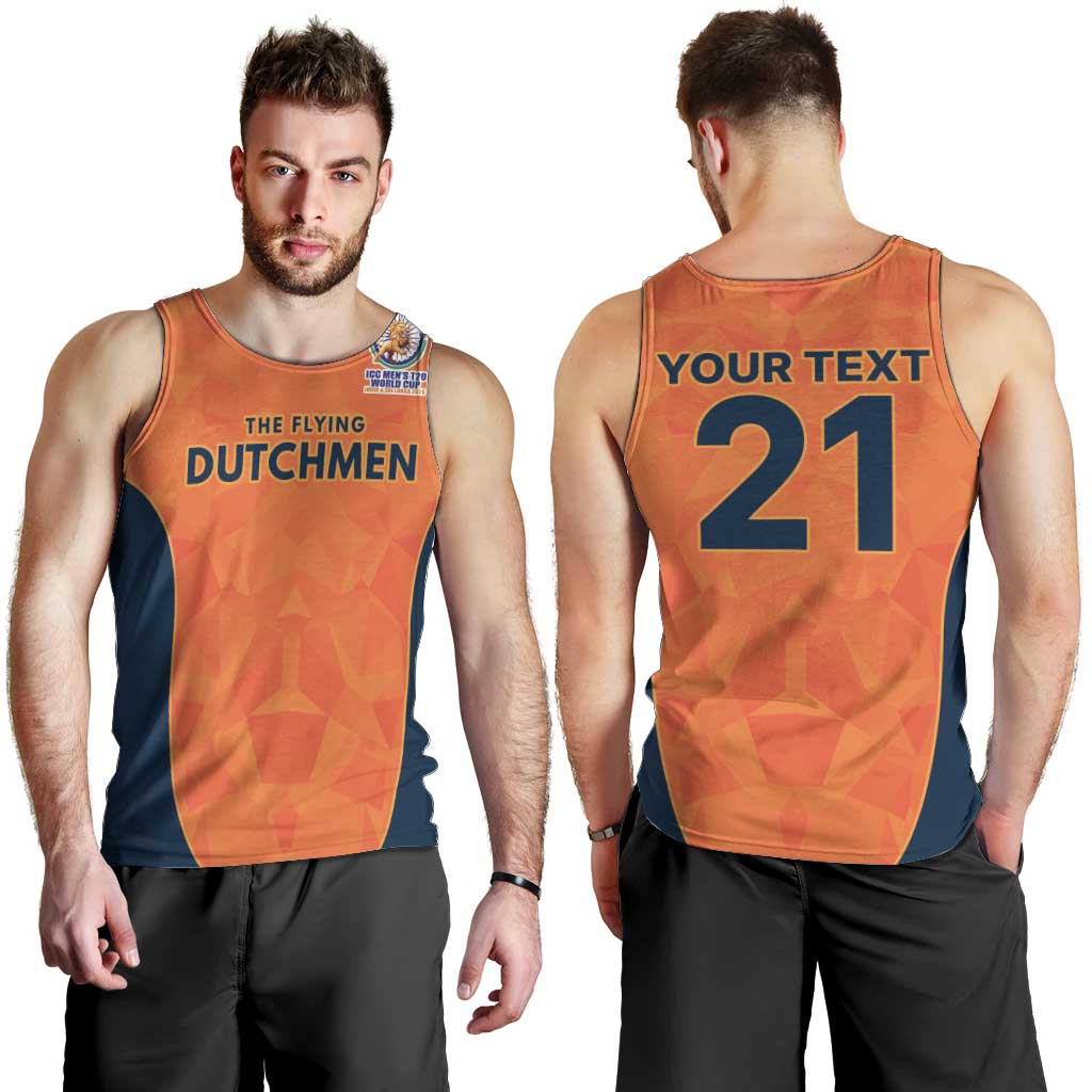 Custom Netherlands Cricket Spirit 2026 Men Tank Top World T20 Edition - Wonder Print Shop
