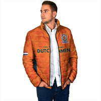 Custom Netherlands Cricket Spirit 2026 Padded Jacket World T20 Edition - Wonder Print Shop