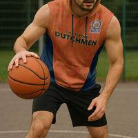 Custom Netherlands Cricket Spirit 2026 Sleeveless Hoodie World T20 Edition - Wonder Print Shop