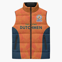 Custom Netherlands Cricket Spirit 2026 Sleeveless Puffer Jacket World T20 Edition - Wonder Print Shop