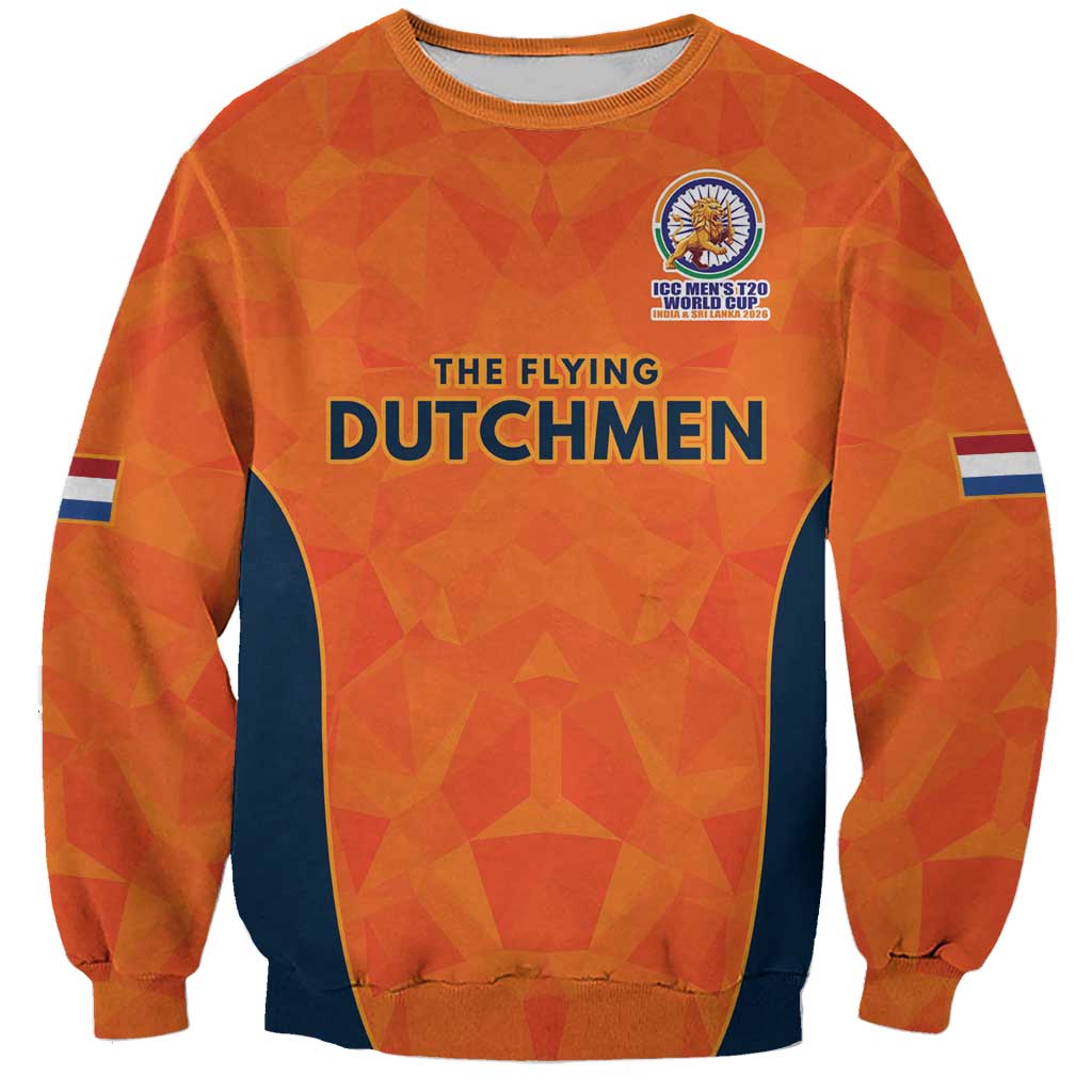 Custom Netherlands Cricket Spirit 2026 Sweatshirt World T20 Edition - Wonder Print Shop