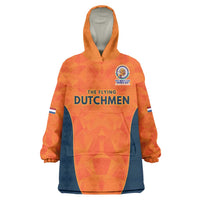 Custom Netherlands Cricket Spirit 2026 Wearable Blanket Hoodie World T20 Edition - Wonder Print Shop