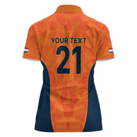 Custom Netherlands Cricket Spirit 2026 Women Polo Shirt World T20 Edition - Wonder Print Shop