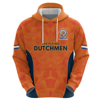 Custom Netherlands Cricket Spirit 2026 Zip Hoodie World T20 Edition - Wonder Print Shop