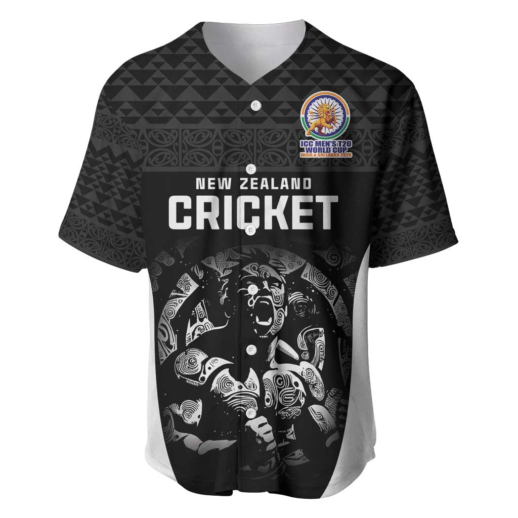 Custom New Zealand Cricket Spirit 2026 Baseball Jersey World T20 Edition - Wonder Print Shop