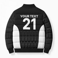 Custom New Zealand Cricket Spirit 2026 Bomber Puffer Jacket World T20 Edition - Wonder Print Shop