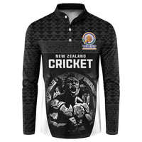 Custom New Zealand Cricket Spirit 2026 Button Sweatshirt World T20 Edition - Wonder Print Shop