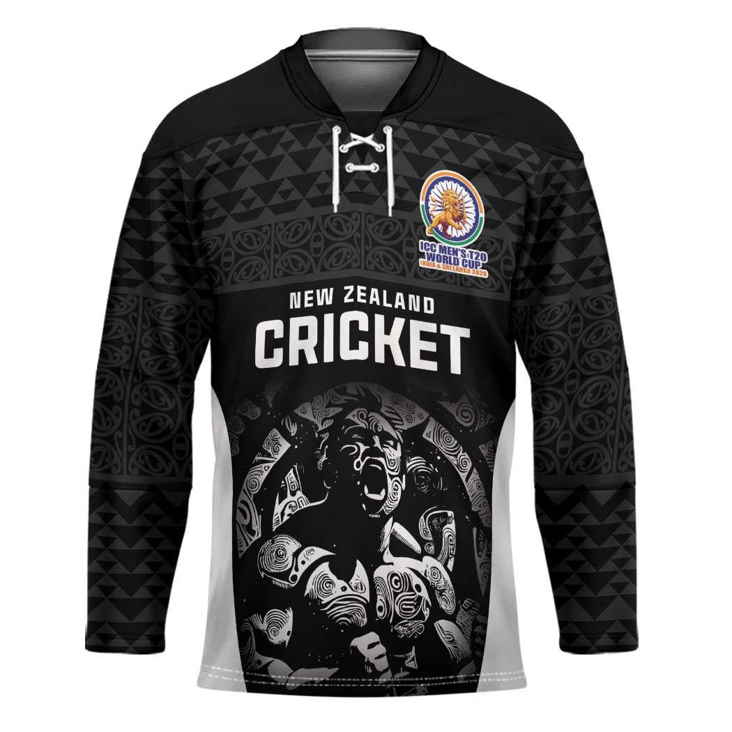 Custom New Zealand Cricket Spirit 2026 Hockey Jersey World T20 Edition - Wonder Print Shop