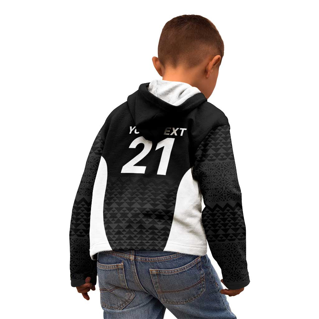 Custom New Zealand Cricket Spirit 2026 Kid Hoodie World T20 Edition - Wonder Print Shop